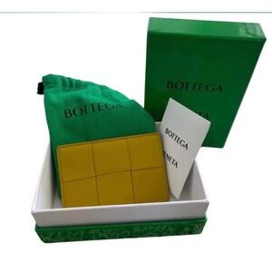 Bottega Veneta Cassette Card Holder Yellow